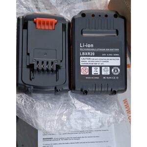 LBXR20 , 20 V, 3.5 Ah , 70 Wh Rechargeable Lithium Ion Battery (PK 2)